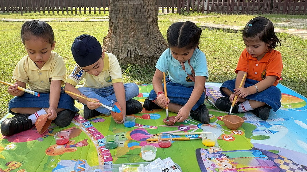 Diwali celebration at school