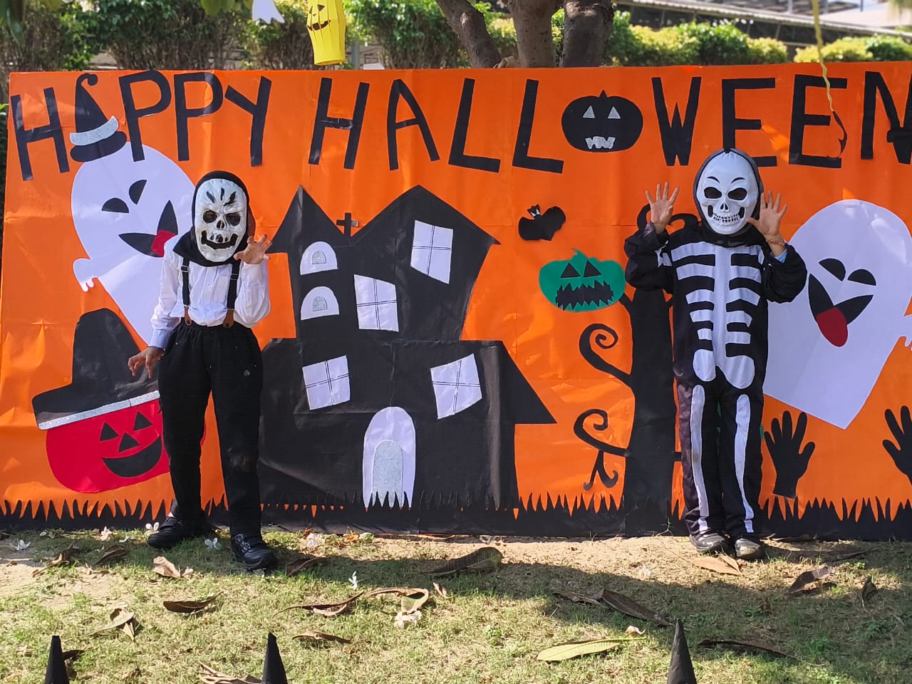 Halloween celebration at school