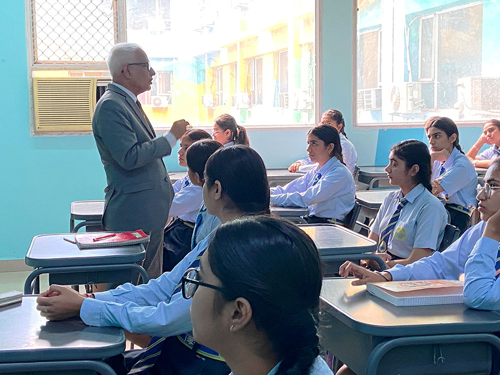 Rao Sir school visit