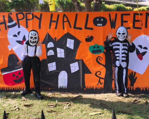 Halloween celebration at school